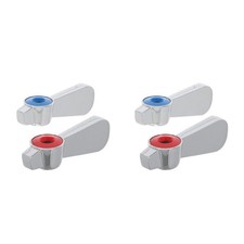 2 PCS Hot Cold Faucet Handle Commercial Sink Handles Bathroom Lever