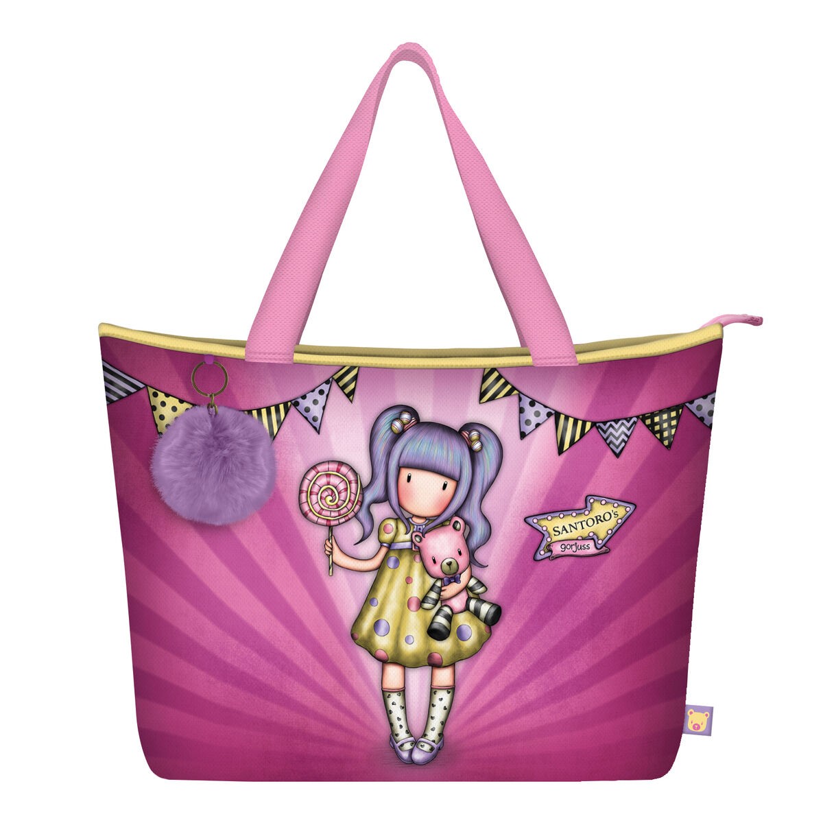 Borsa Gorjuss First prize Lilla [41.5 x 30 x 13 cm]
