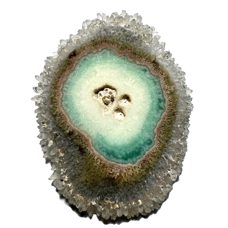 Stalactite Flower Slice  Polished Both Sides    VX402