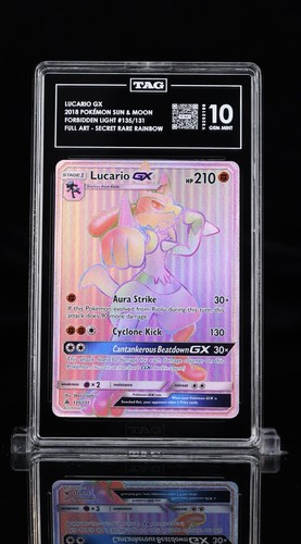 Lucario-GX graded TAG 10 for sale on eBay