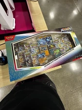 Prismatic Evolutions Lucario ex and Tyranitar ex Premium Collection Box 