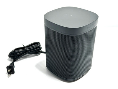 SONOS One SL Wireless Speaker Black with Power Cord (WORKS) Model S38