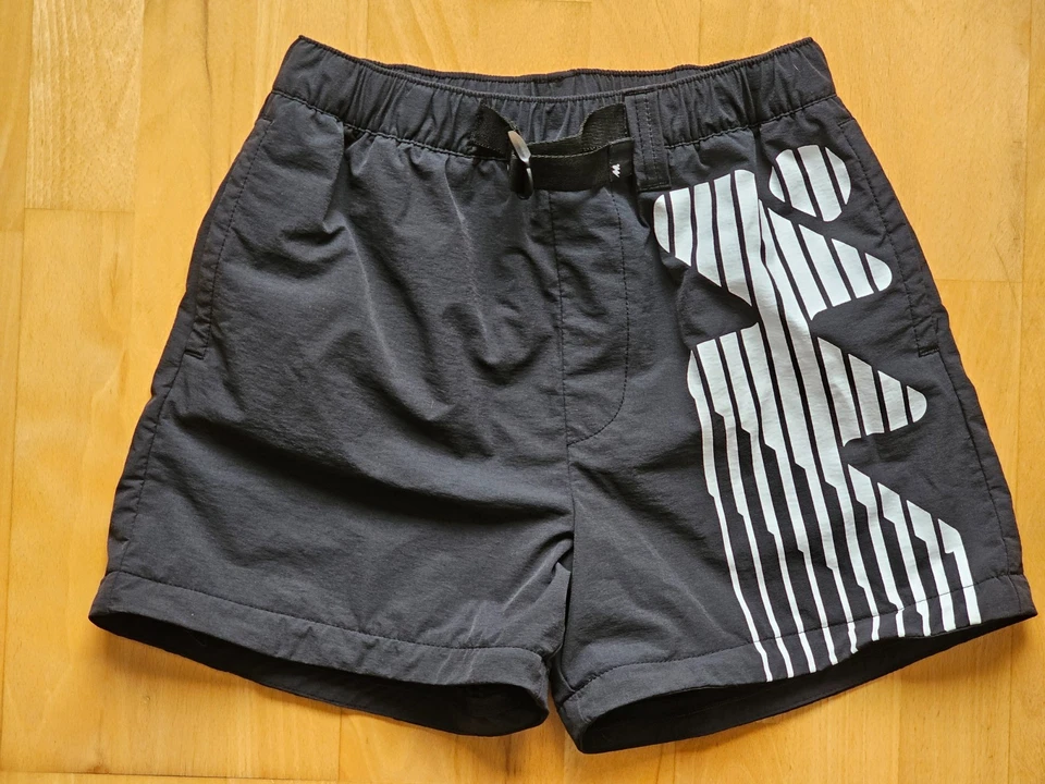 Pantalones cortos/pantalones sin paredes para hombre pequeños de nailon con cremallera convertible negro cinturón de senderismo Foto 4 de 4