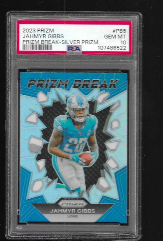 Jahmyr Gibbs Panini Prizm Break #PB5 Silver