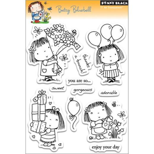 Penny Black Clear Stamps - Betsy Bluebell 30-053