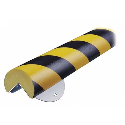 Knuffi 60-6866 Corner Guard, Rounded, Black/Yellow
