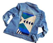 New - Womens L - Runs Small - Denim Jacket with Pendleton Wool - Jean Jacket