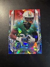 BRENDEN KNOX 2021 Leaf Metal AUTO 3/4 Red White Blue Cracked Ice CHIEFS RB
