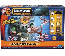 Angry Birds Star Wars Jenga Death Star Game COMPLETE Hasbro Gaming 2012 Rovio