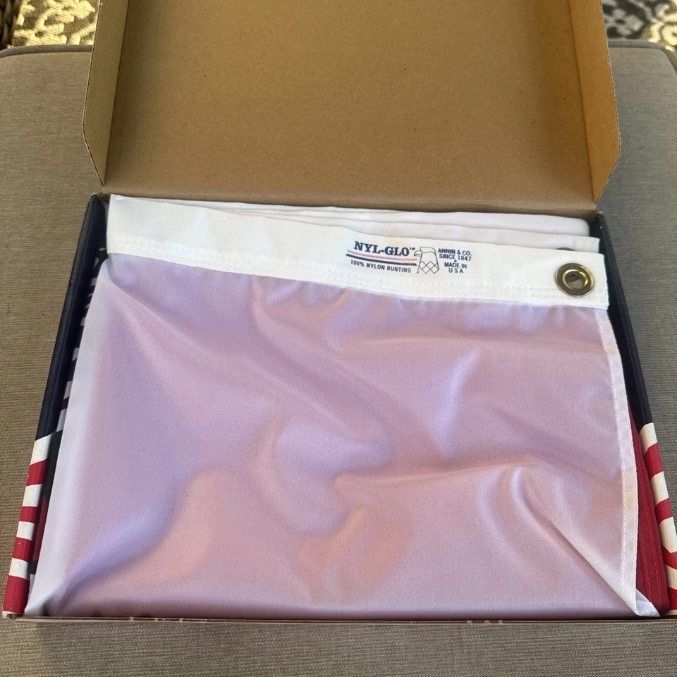 Annin Polish Poland Flag 4x6 ft. Nyl-Glo 100% Made in USA in BOX - Image 2 of 4