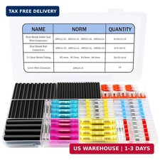 Heat Shrink Butt Connector Kit, 200 Pcs, for Automotive and Marine