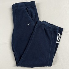VTG 2000's Nike Navy Fleece Sweatpants Sz M
