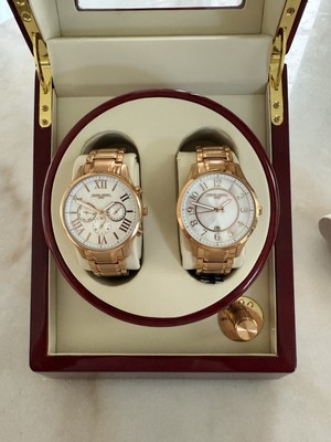 Jorg Gray Unisex Watch Rose Gold/Mother of Pearl / PAIR  