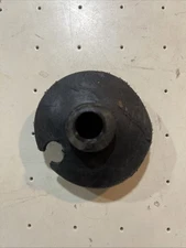 One Leki  2 1/4 inch Diameter Black Plastic Ski Pole Basket - Free Ship!!