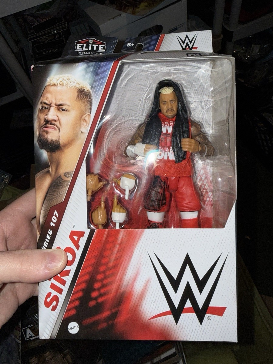 Mattel WWE Solo Sikoa Elite 107 Wrestling Action Figure Bloodline