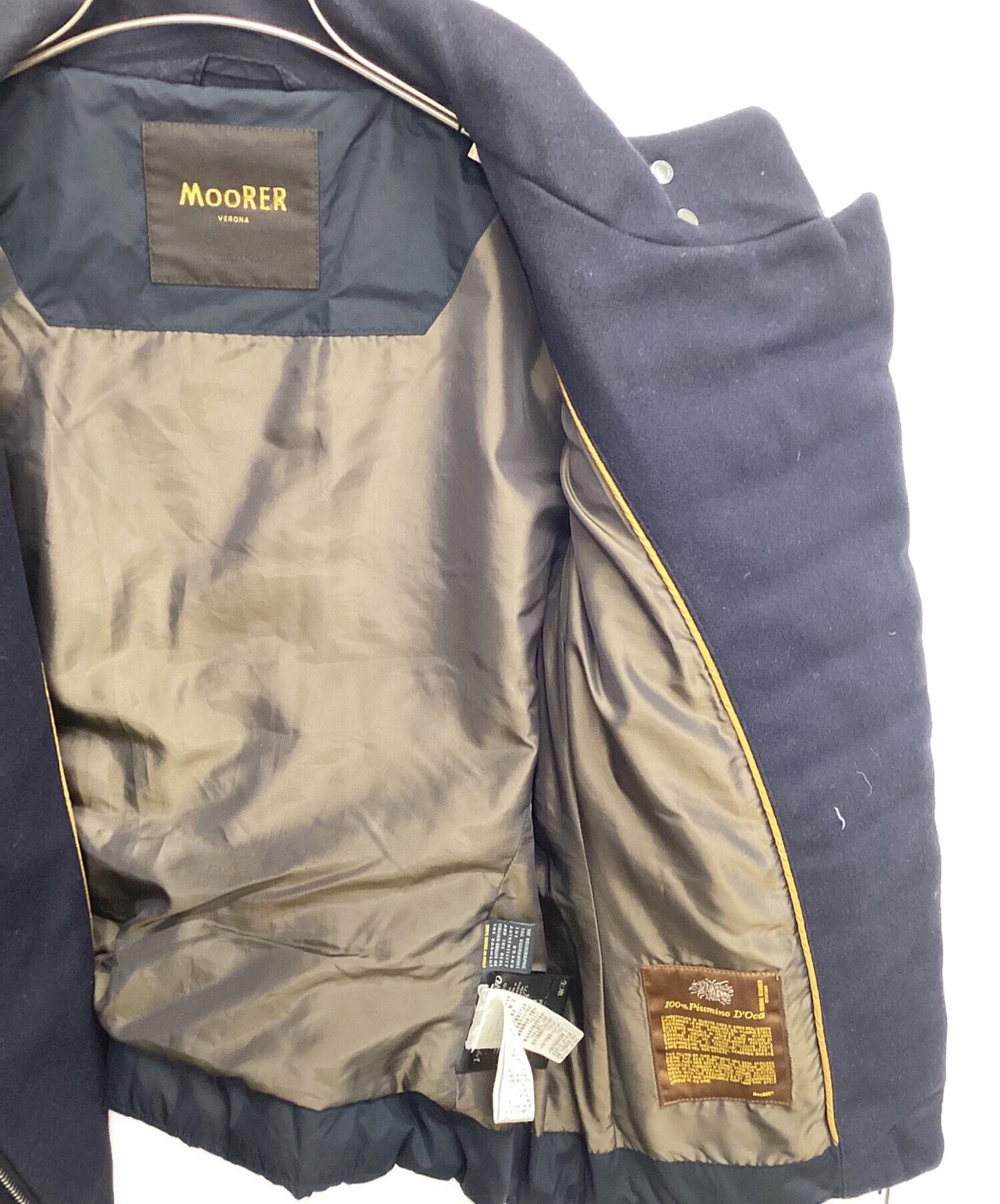 MOORER Down Jacket/ Navy/ Size 40 - image 4