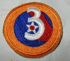 WW2 ERA UNITED STATES 3rd AIR FORCE US ARMY AIR FORCE USAAF MILITARY PATCH BADGE