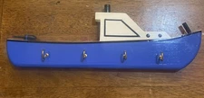 Blue And White Boat Key Rack Holder; Hand Crafted At The Maine State Prison