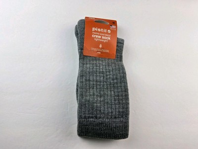 Pistil Men s Wool Blend Rocco Crew Socks Made In USA Size M (M 6-8.5, W 7-9.5)