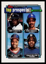 1992 Topps #656 Rudy Pemberton / Henry Rodriguez / Tinsley / Williams