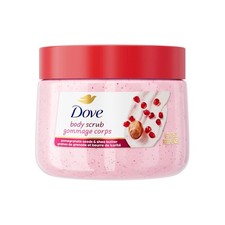 Dove Pomegranate  Shea Butter Body Scrub Exfoliates and Deeply Nourishes 15 oz