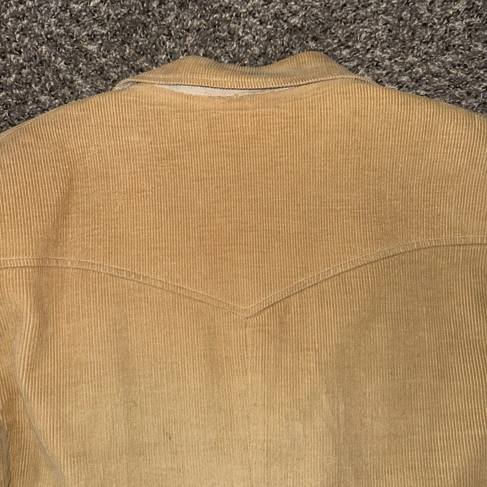 Blazer de colección Anthonys para hombre 44R tostado pana traje chaqueta parche en el codo abrigo deportivo Foto 4 de 4