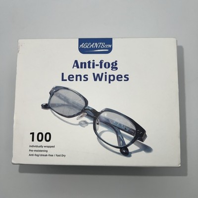 Anti Fog Wipes for Glasses (100-pack) | Pre-Moistened, Quick Dry & Scratch Fr...