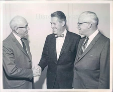 1968 Press Photo Denver CO Dr Harry Hughes, Dr Howard Robertson - rkf21229