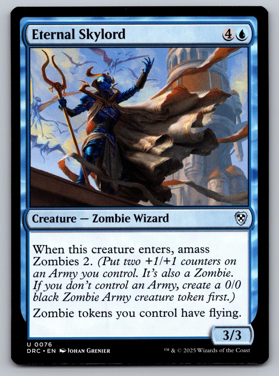 Eternal Skylord 76 Uncommon Commander: Aetherdrift Magic: The Gathering NM