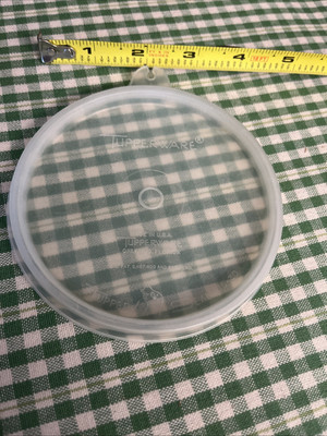 Vintage Tupperware Tupper Seal Lid Only 215 30 4.5 Inch Round 