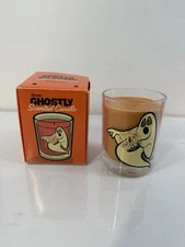 Creepy Co Beistle Ghost Ghostly Trick Or Treat Scented Candle Halloween Retro 4”