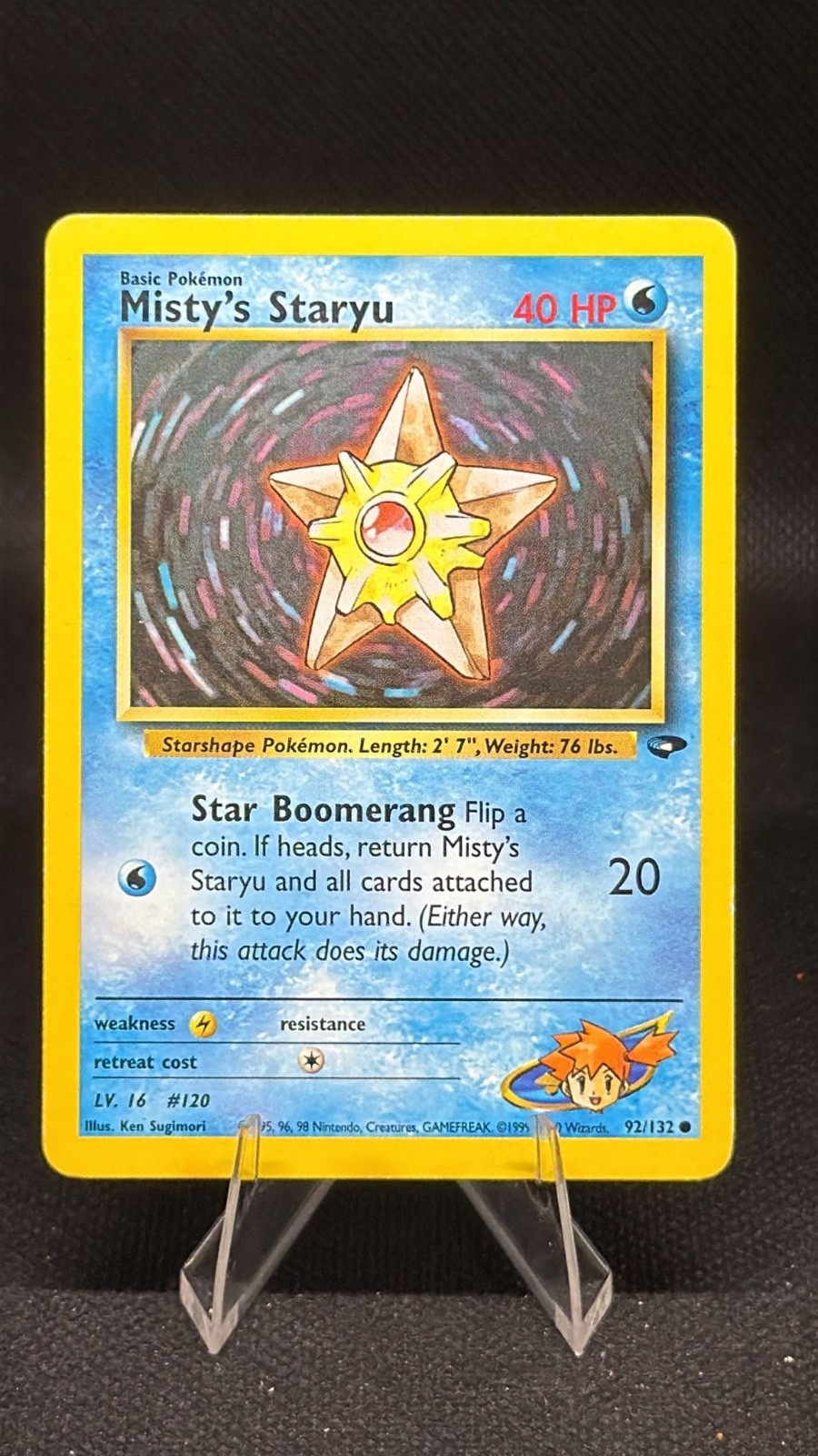 Misty's Staryu 92/132 Gym Challenge Regular
