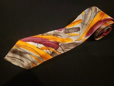 J Garcia Tie Last Chance Signature Artist Proof Long Bright Colorful  SIlk NEW