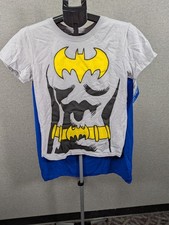 Rubies DC Comics BATGIRL Costume T-Shirt w/ Cape  Mask Adult Medium 10-14 269