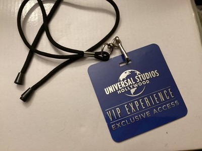 Universal Studios Hollywood VIP Experience used Exclusive Access Lanyard 2018