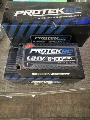 4 Protek 4s 6400mah lipo packs. Brand new , never ran