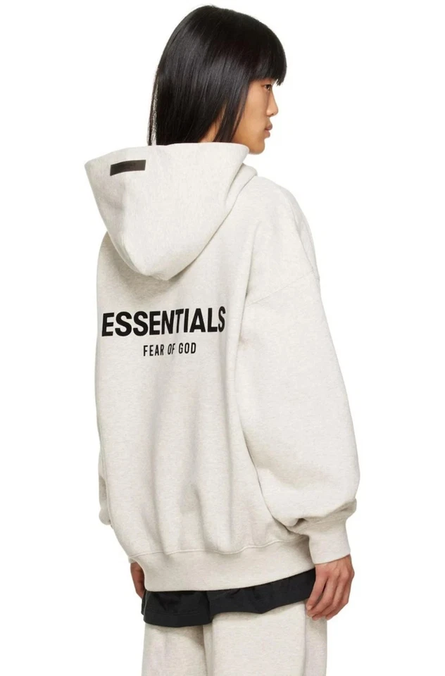 Fear of God Essentials Hoodie Light Grey & Dark Grey & Black Authentic✅(XS-XL) - Image 2 of 4