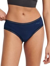 Sloggi Hipster Briefs Knickers GO Crush Brief 3 Pack Organic Cotton Briefs