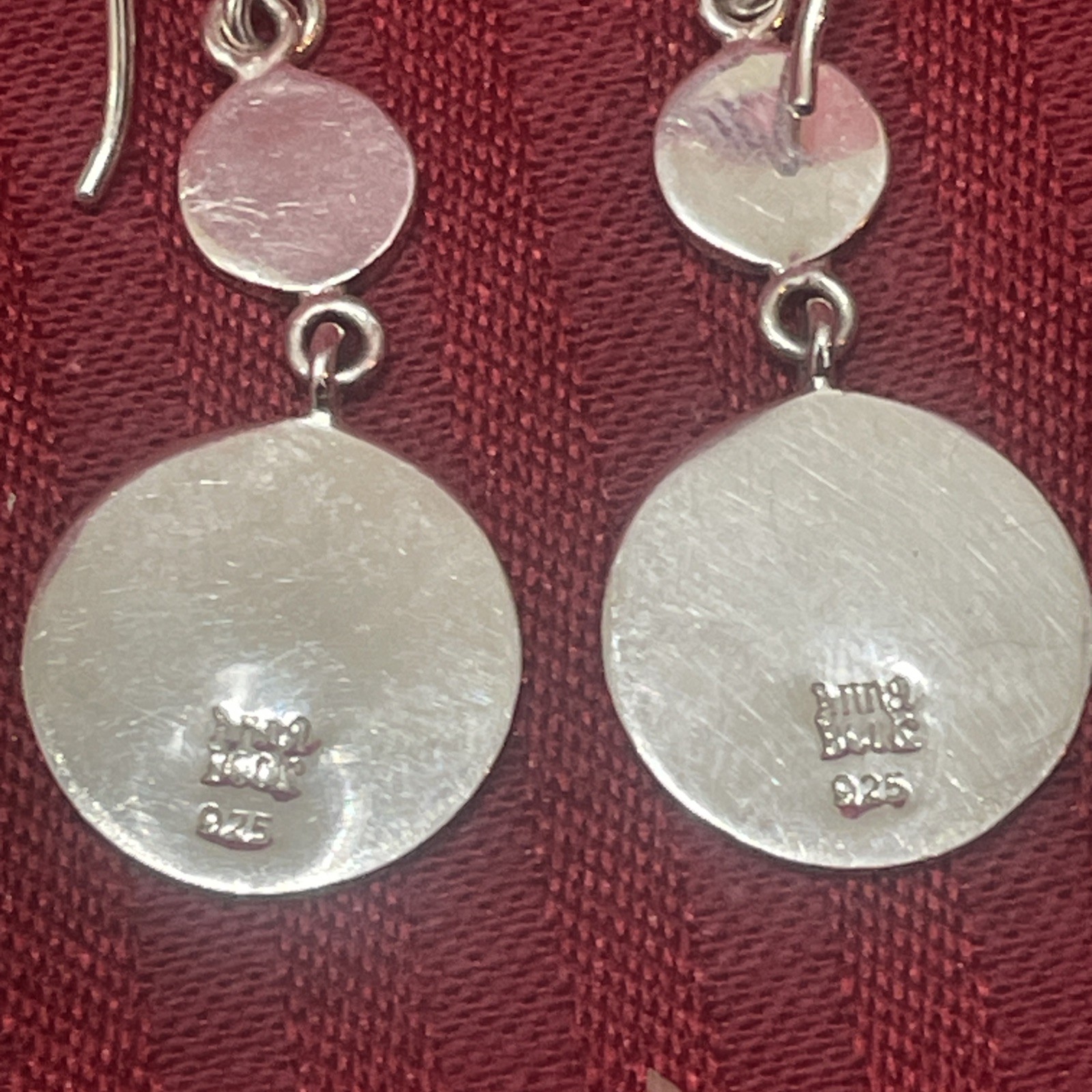 Anna Beck Classic Double Drop Dangle Earrings 925… - image 2