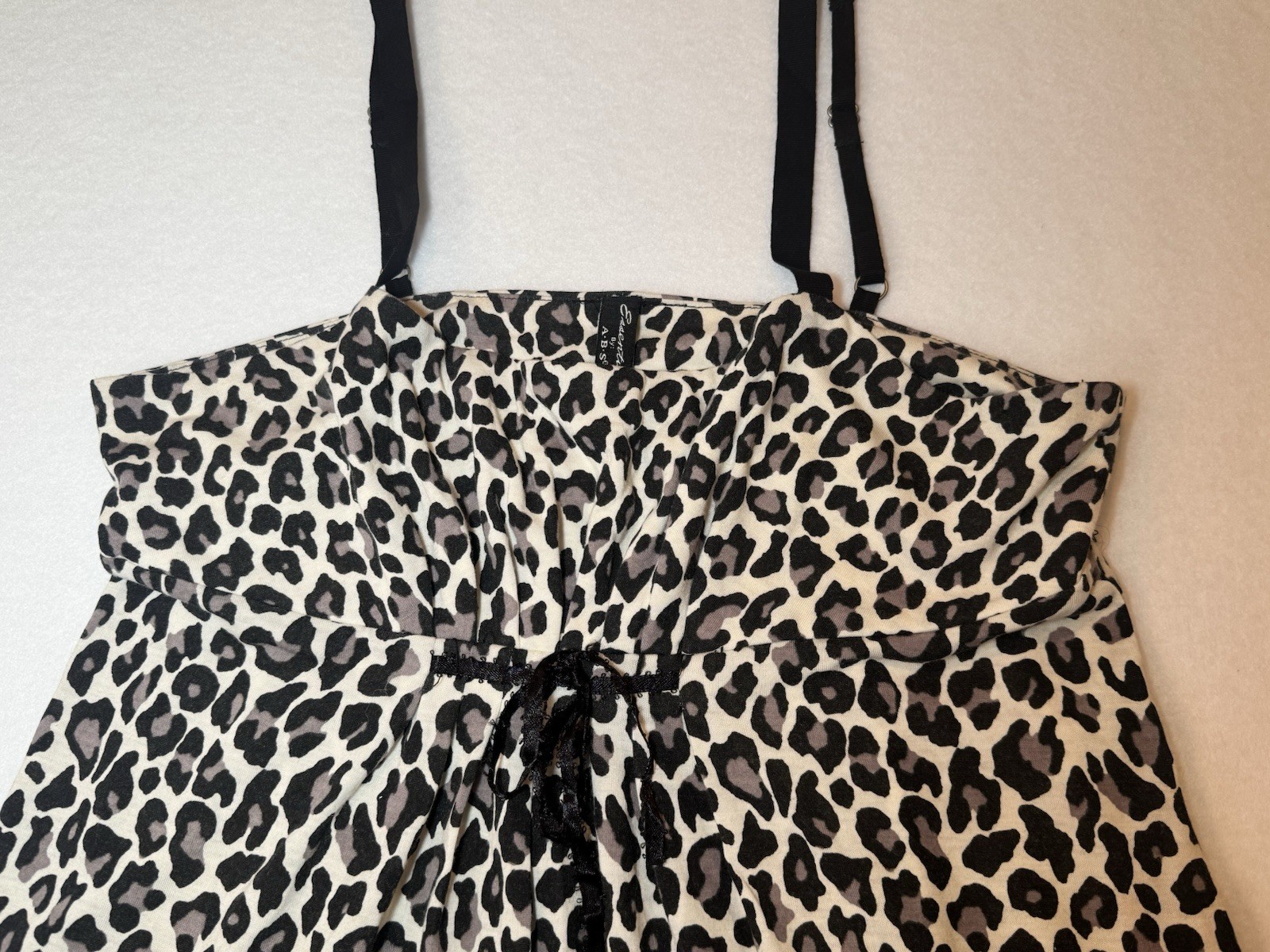 Essentials By ABS Brand Leopard Print Nightgown W… - image 6