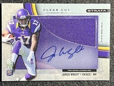 2012 Topps Strata Football Clear Cut Autograph Relic Guide 50