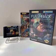 Flashback: The Quest For Identity Sega Genesis, 1993 CIB M2