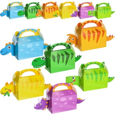 12 Pcs Easter Dinosaur Party Bag Favor Box Dino Party Candy Box Dinosaur Loot Tr