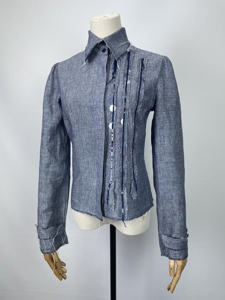 Women Liu Jo Jacket Navy Linen Other #A7BY
