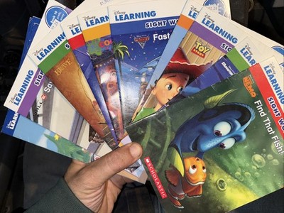 Disney Pixar SIGHT WORDS Reading Program Book Set Lot of 12 Learn to Read
