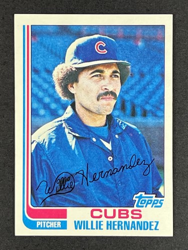 1982 Topps Baseball Willie Hernandez #23 PSA 9
