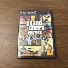 Grand Theft Auto: San Andreas Sony PlayStation 2 Includes Manual and Poster PS2