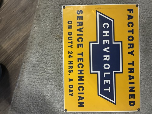 Factory Trained Chevrolet Sign
