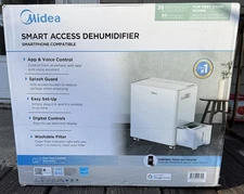 Midea Cube 35 Pint Smart Dehumidifier w/App & Voice Control Covers 3,500 Sq. ft