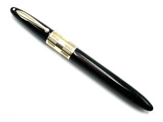 UNCOMMON VINTAGE c1940 SHEAFFER WARTIME TRIUMPH 14K FLEX VAC FIL FOUNTAIN PEN